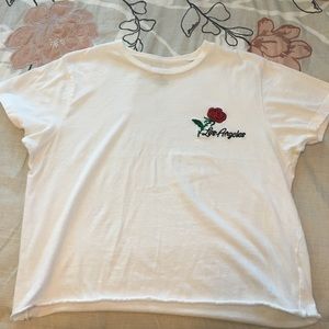 White crop top